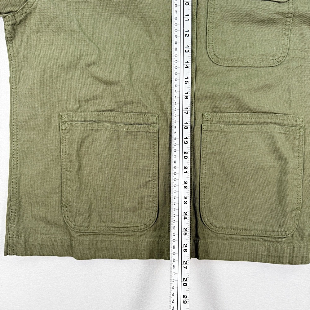 Patagonia Point Reyes Canvas Coat Size L Womens Basin Green 20255, NEW - Picture 7 of 9